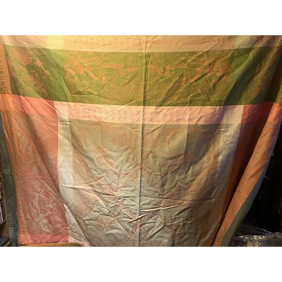 Garnier-Thiebaut French Jacquard Approx 63x63 Tablecloth Cotton - Picture 1 of 8